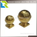 Golden decorative ball for blastrade